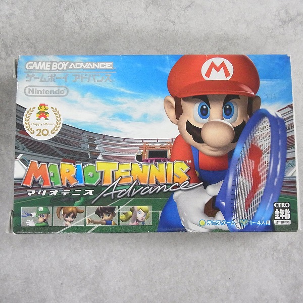 【中古ソフト】ゲームボーイアドバンス│マリオテニス 箱付