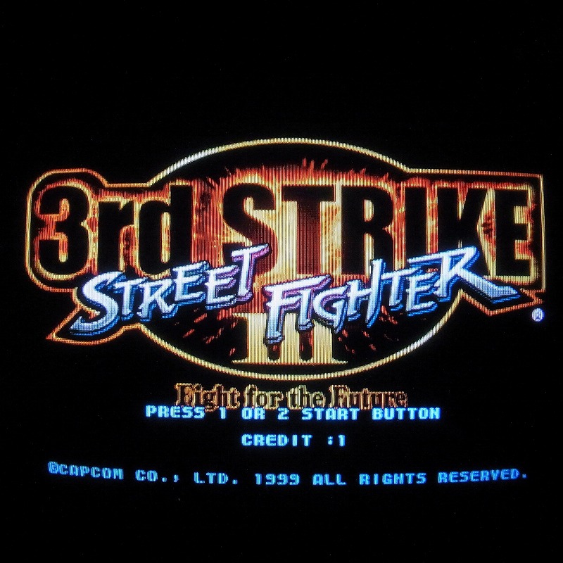 【中古アーケード基板】カプコン/CAPCOM ストリートファイターIII サードストライク 3rd STRIKE CPSIII イン取帯純正