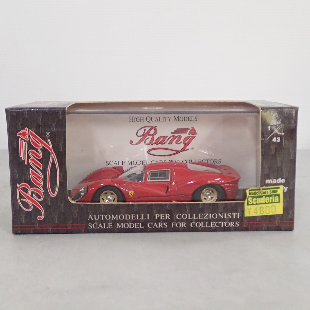 Bang 1/43 フェラーリ 330 P4 PROVA レッド 7097