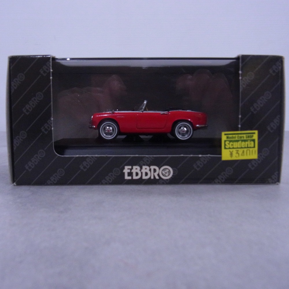エブロ 1/43 ホンダ S600 レッド OLDIES 60