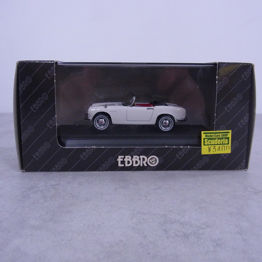 エブロ 1/43 ホンダ S600 ホワイト OLDIES 59