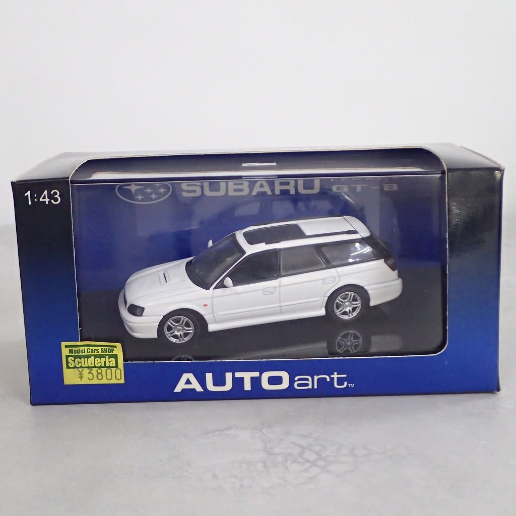 オートアート 1/43 スバル レガシィ GTB ’99 ホワイト 58622