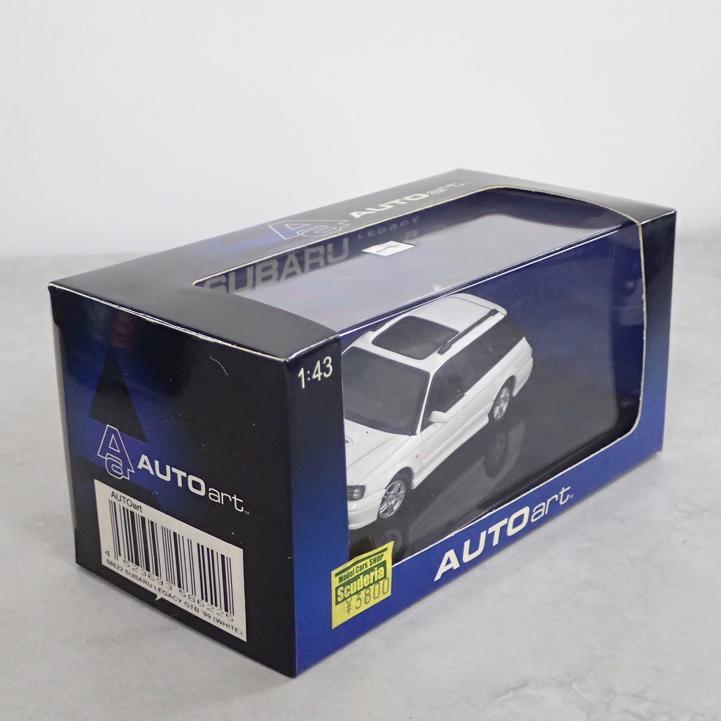オートアート　1/43 スバル　レガシィ　GT-B シルバー BEEP ゲームグッズ通販 / オートアート 1/43 スバル レガシィ GTB '99
