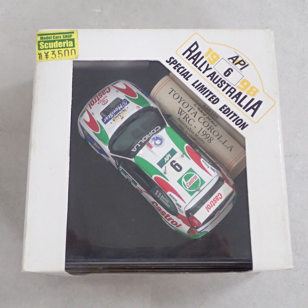 VITESSE 1/43 トヨタ カローラ WRC オーストラリアラリー 1998 #6 V98206