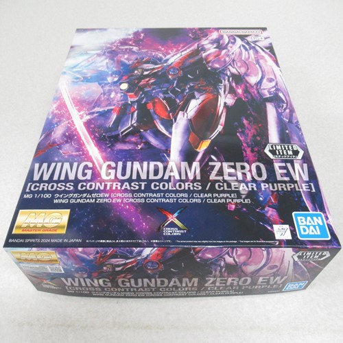 【未組立】 MG 1/100 ウイングガンダムゼロEW [CROSS CONTRAST COLORS / CLEAR PURPLE]