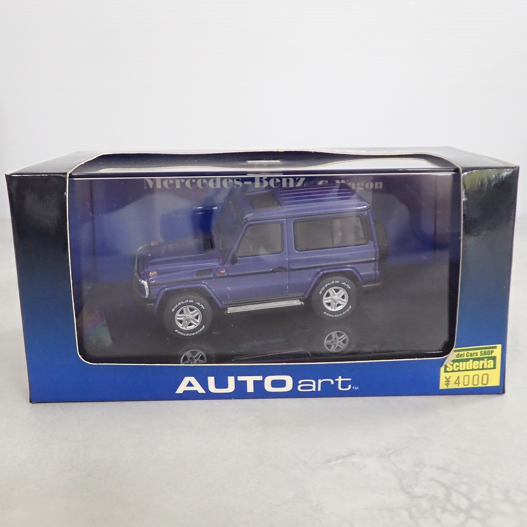 オートアート 1/43 メルセデスベンツ Gワゴン SWB 80's-90's ブルー 56101