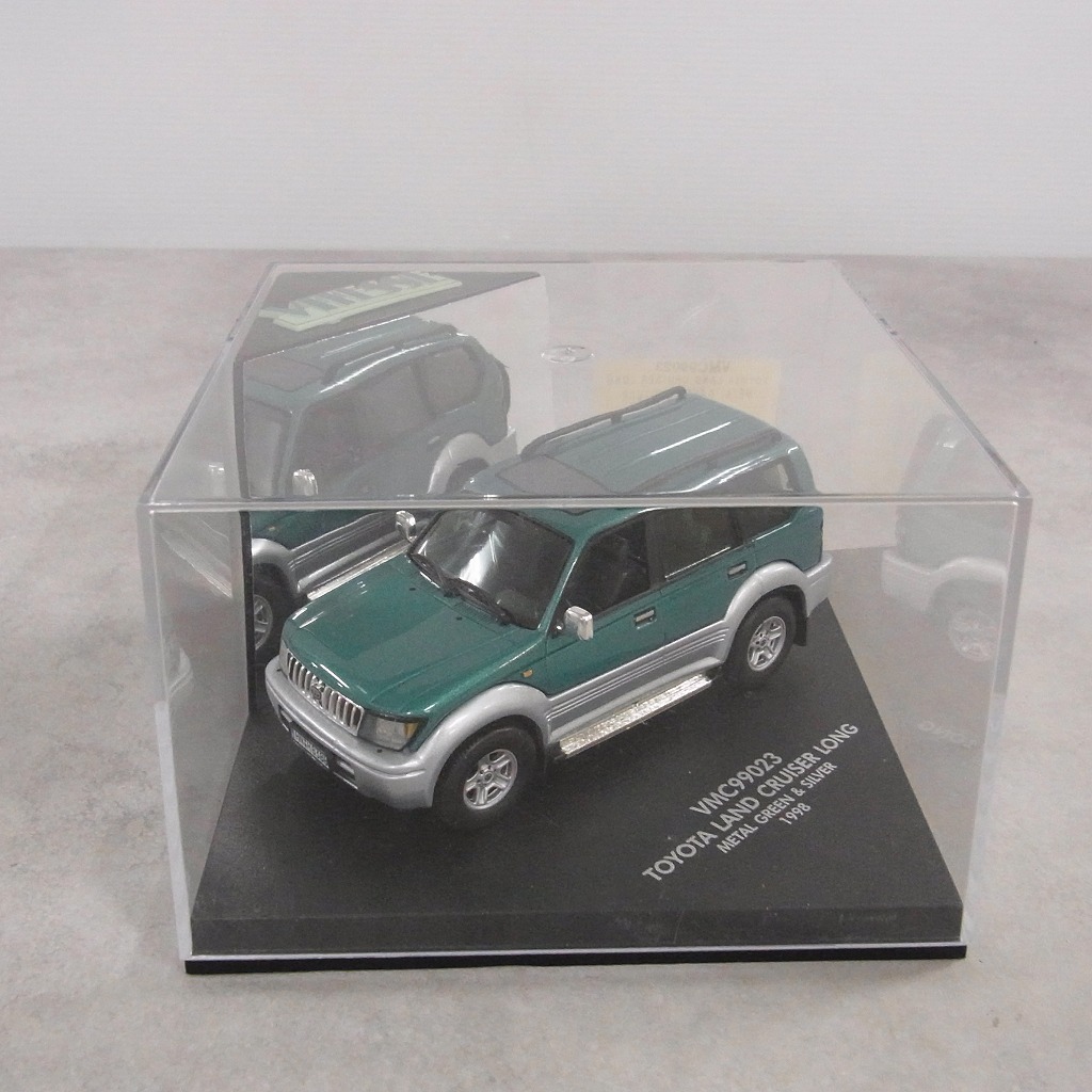 VITESSE 1/43 トヨタ ランドクルーザー ロング 1998 メタリックグリーン&シルバー VMC99023