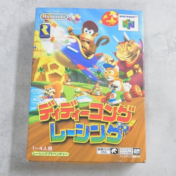 【中古ソフト】NINTENDO 64│ ディディーコングレーシング 箱付