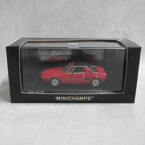 ミニチャンプス 1/43 フィアット X 1/9 1972-78 レッド 430121660