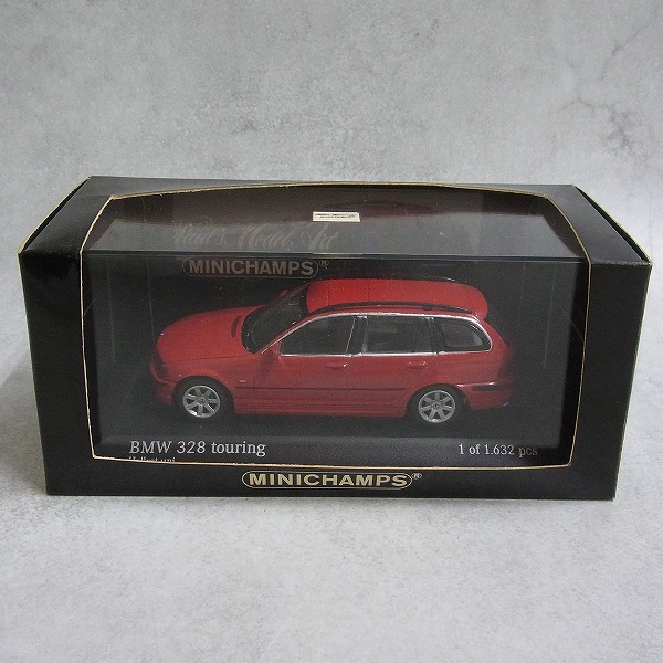 ミニチャンプス 1/43 BMW 328i ツーリング 1999 ライトレッド 431028312