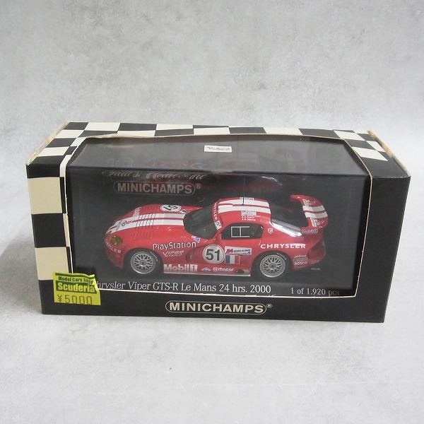 ミニチャンプス 1/43 クライスラー バイパー GTS-R 7th ル・マン 2000 チームORECA 430001451