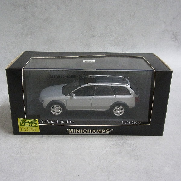ミニチャンプス 1/43 アウディ オールロード クアトロ 2000 シルバーメタリック 430010011
