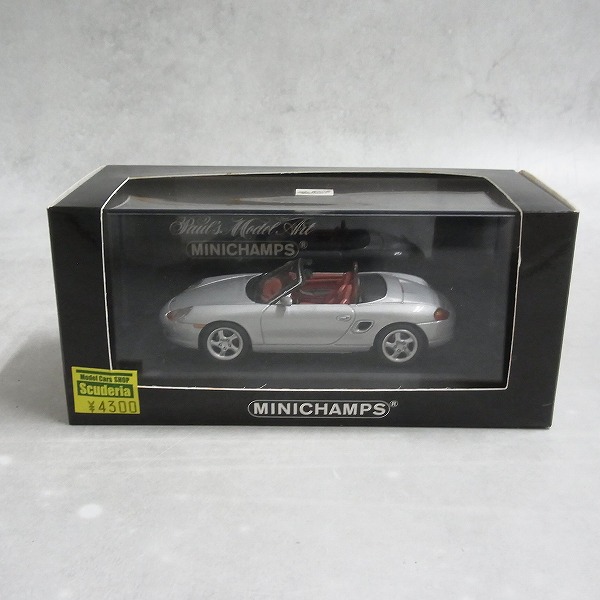 ミニチャンプス 1/43 ポルシェ ボクスターS 1999 シルバー 430068030