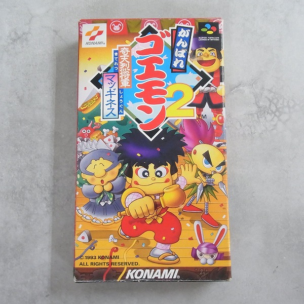 【中古ソフト】スーパーファミコン│がんばれゴエモン2 奇天烈将軍マッギネス 箱付
