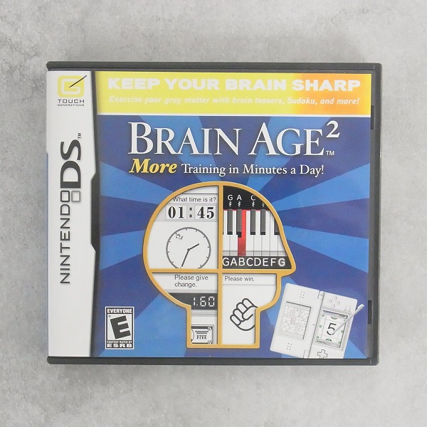【中古ソフト】ニンテンドーDS｜Brain Age 2 More Training in Minutes a Day! 海外版