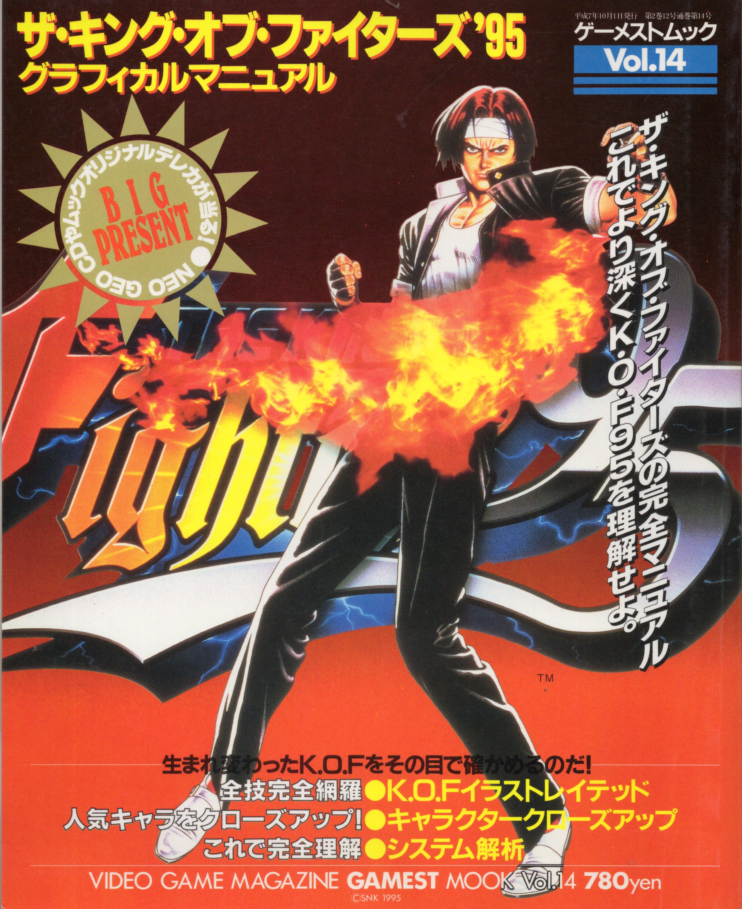 【中古書籍】GAMEST MOOK VOL.14　ザ・キング・オブ・ファイターズ‘95 グラフィカルマニュアル vol.14