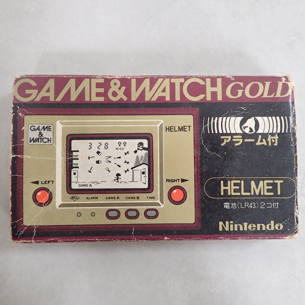 【店頭取扱品】【中古ハード】Nintendo｜GAME＆WATCH 本体 HELMET CN-07 箱説付