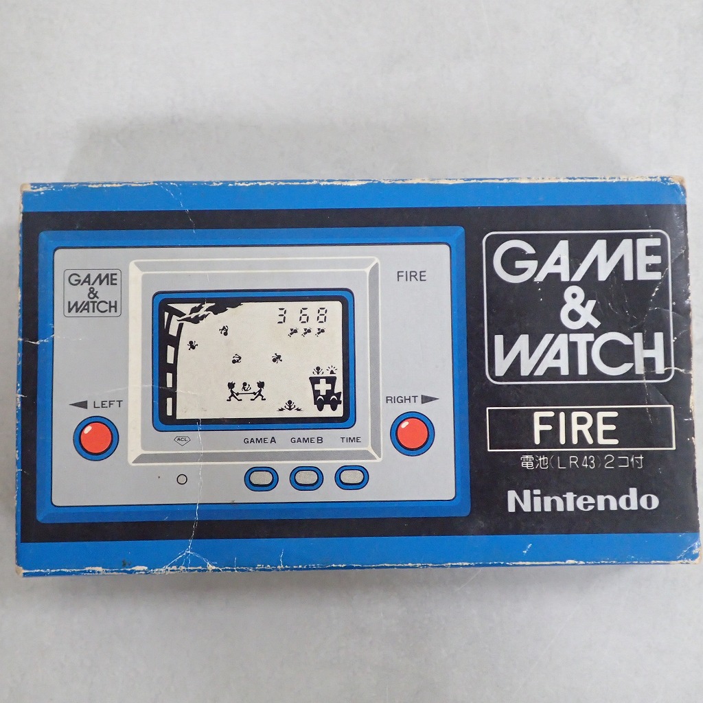 【店頭取扱品】【中古ハード】Nintendo｜GAME＆WATCH 本体 FIRE RC-04 箱付