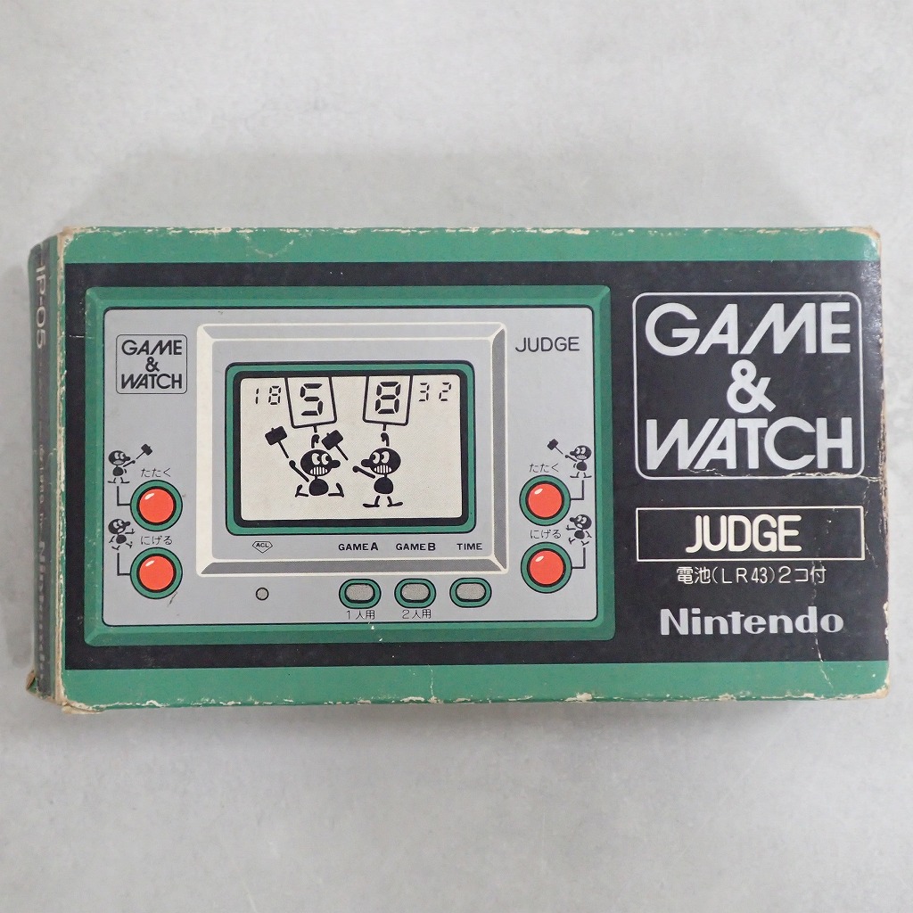 【店頭取扱品】【中古ハード】 Nintendo｜GAME＆WATCH 本体 JUDGE IP-05 箱説付