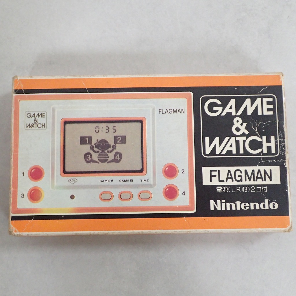 【店頭取扱品】【中古ハード】Nintendo｜GAME＆WATCH 本体 FLAGMAN FL-02 箱付