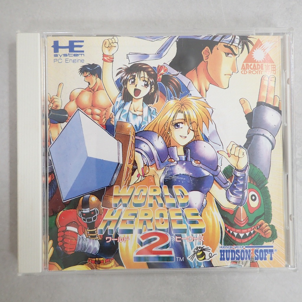 【中古ソフト】PCエンジン ARCADE CD-ROM2│ワールドヒーローズ2