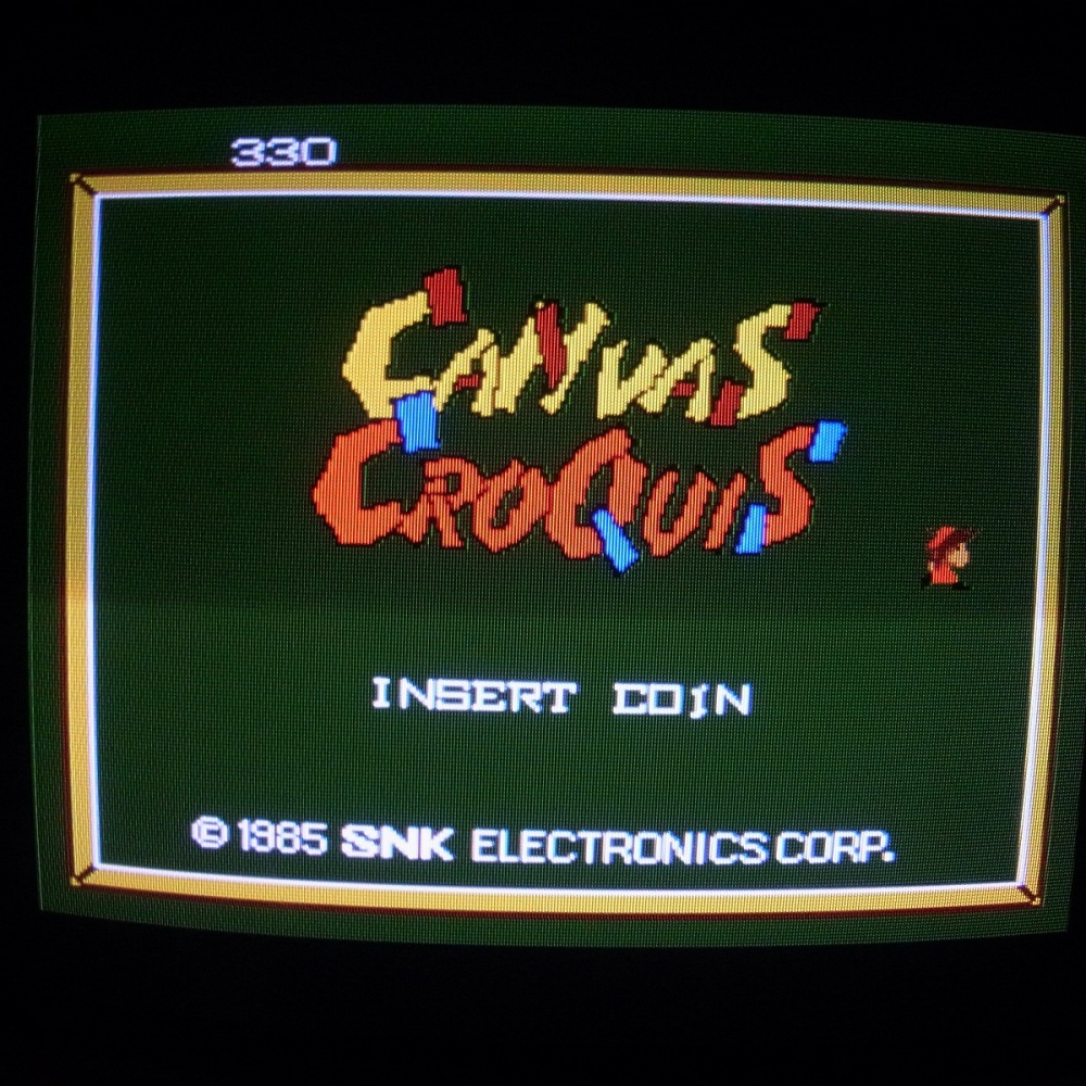 【中古アーケード基板】　エスエヌケイ/SNK キャンバス・クロッキー CANVAS CROQUIS 動作確認済