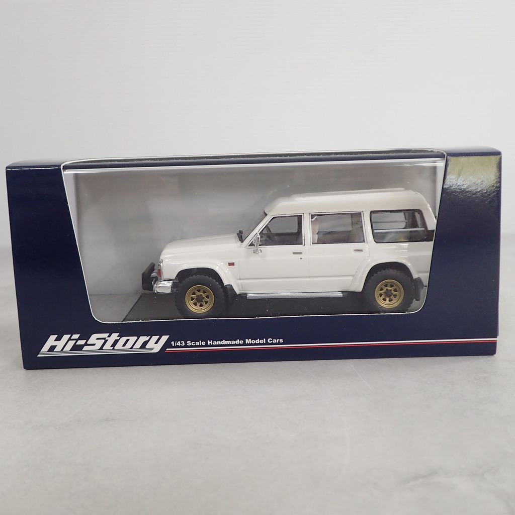 ハイストーリー 1/43 日産 サファリ (エクストラバン・ハイルーフ グランロード 1987) HS115WH ホワイト