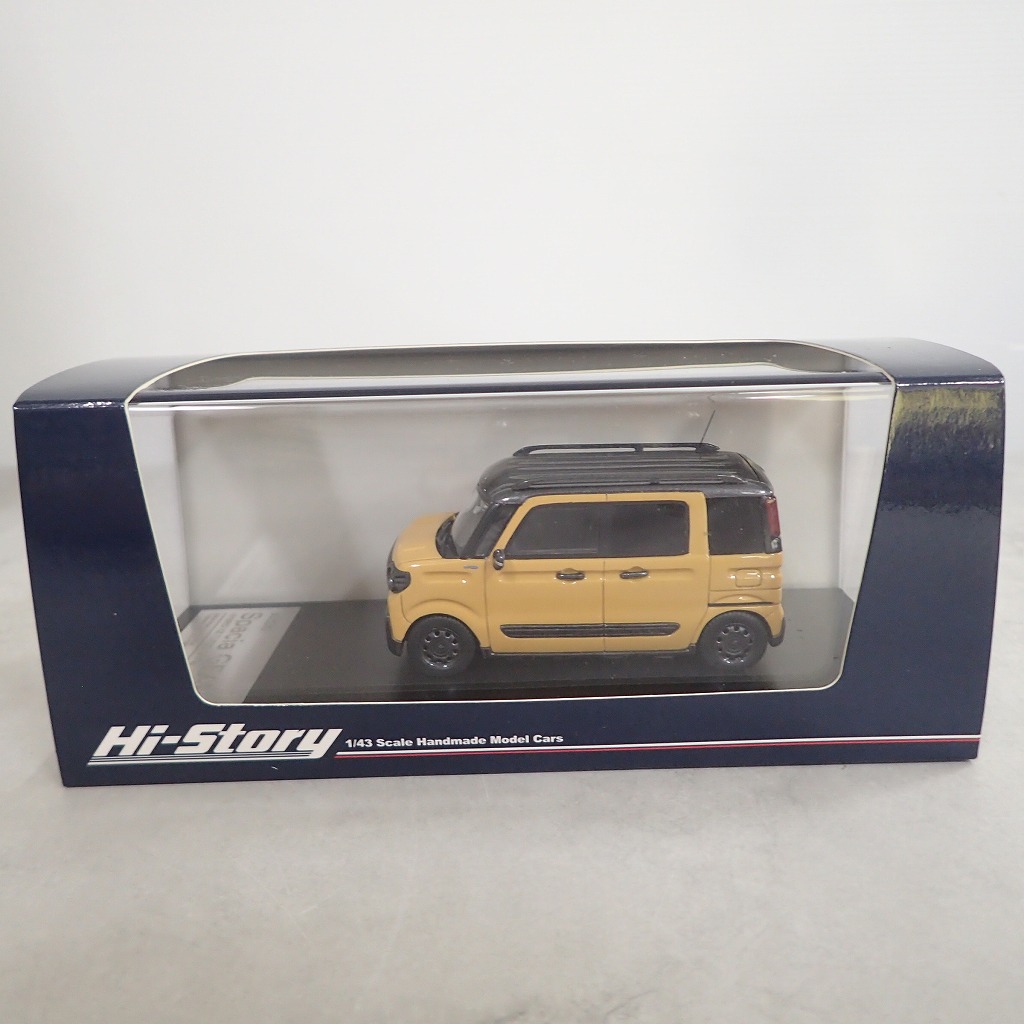ハイストーリー 1/43 スズキ スペーシアギア ハイブリッド XZターボ (2019) HS237YE アクティブイエロー ガンメタリック2トーンルーフ