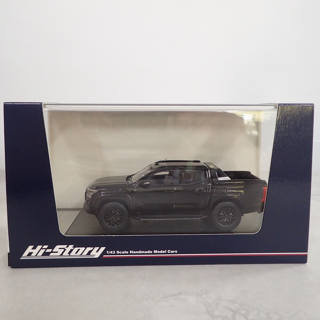 ハイストーリー 1/43 三菱 トライトン ダブルキャブ 4WD (2024) HS470BK ジェットブラックマイカ