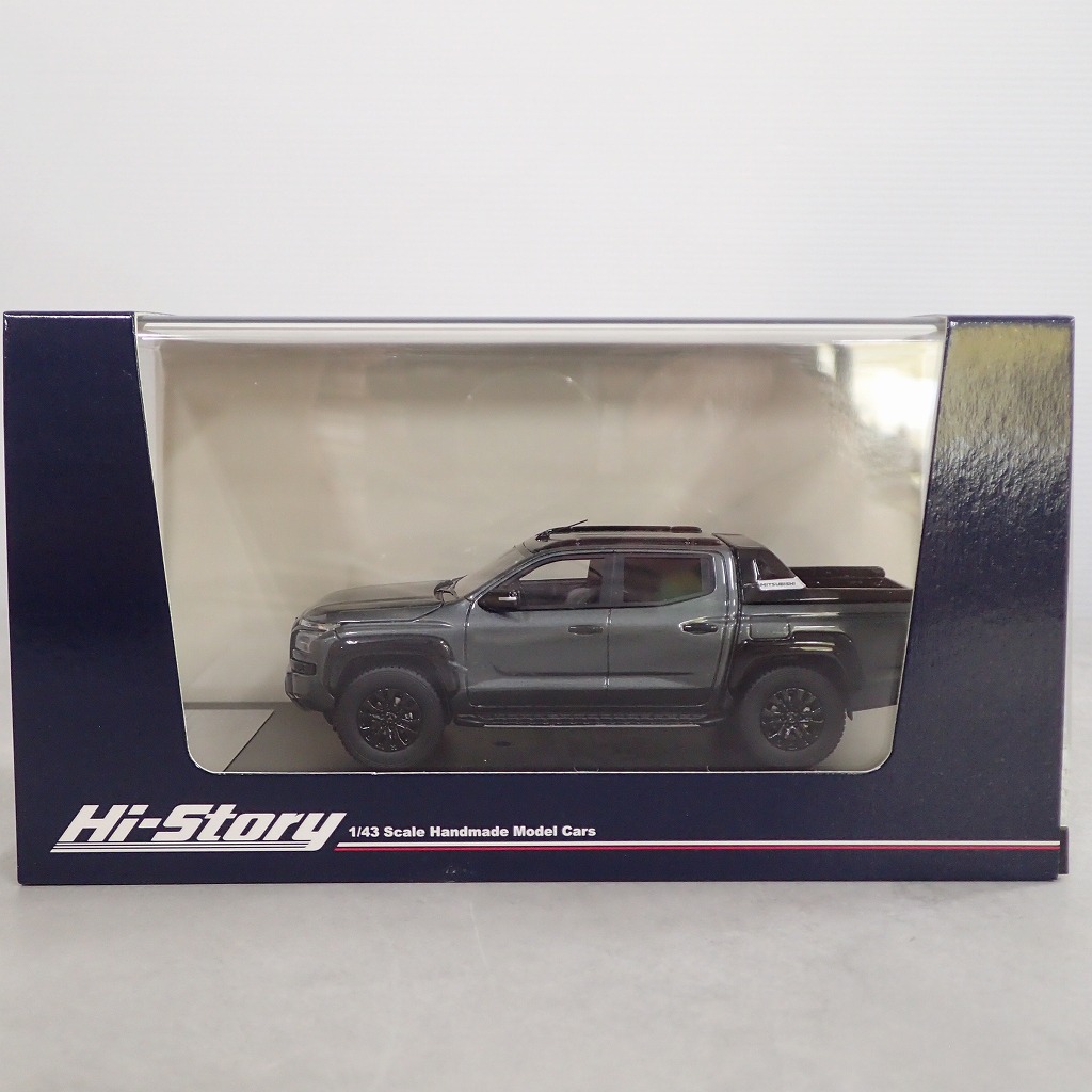 ハイストーリー 1/43 三菱 トライトン ダブルキャブ 4WD (2024) HS470GY グラファイトグレーメタリック