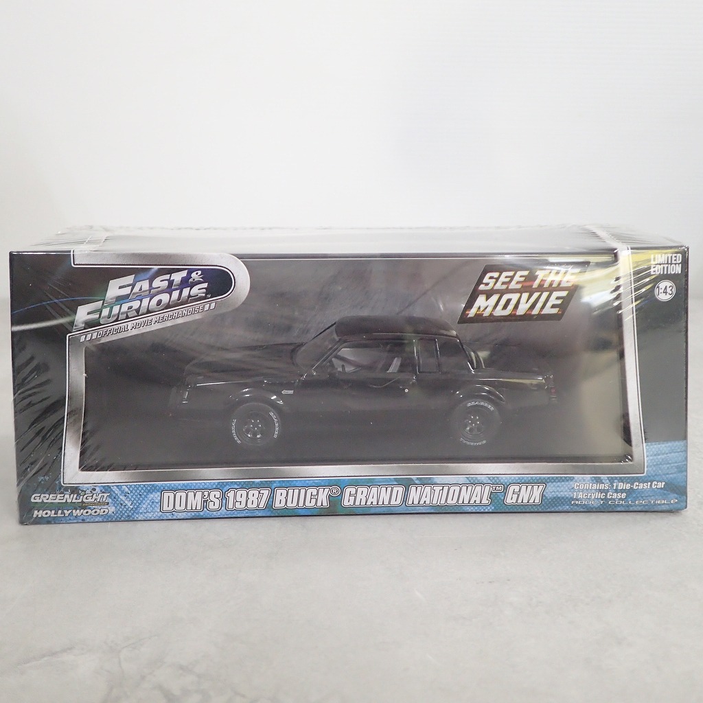 GREEN LIGHT 1/43 FAST&FURIOUS ドム 1987 ビュイック グランドナショナル GNX【未開封】
