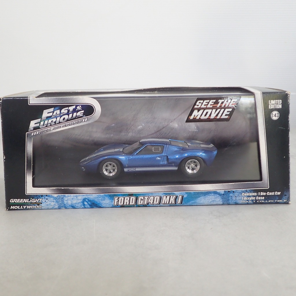 GREEN LIGHT 1/43 FAST&FURIOUS フォード GT40 Mk.I