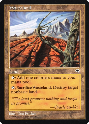 中古MTG【TMP】不毛の大地 / Wasteland《英》（MTG/マジック:ザ・ギャザリング）【管理:M1408A】