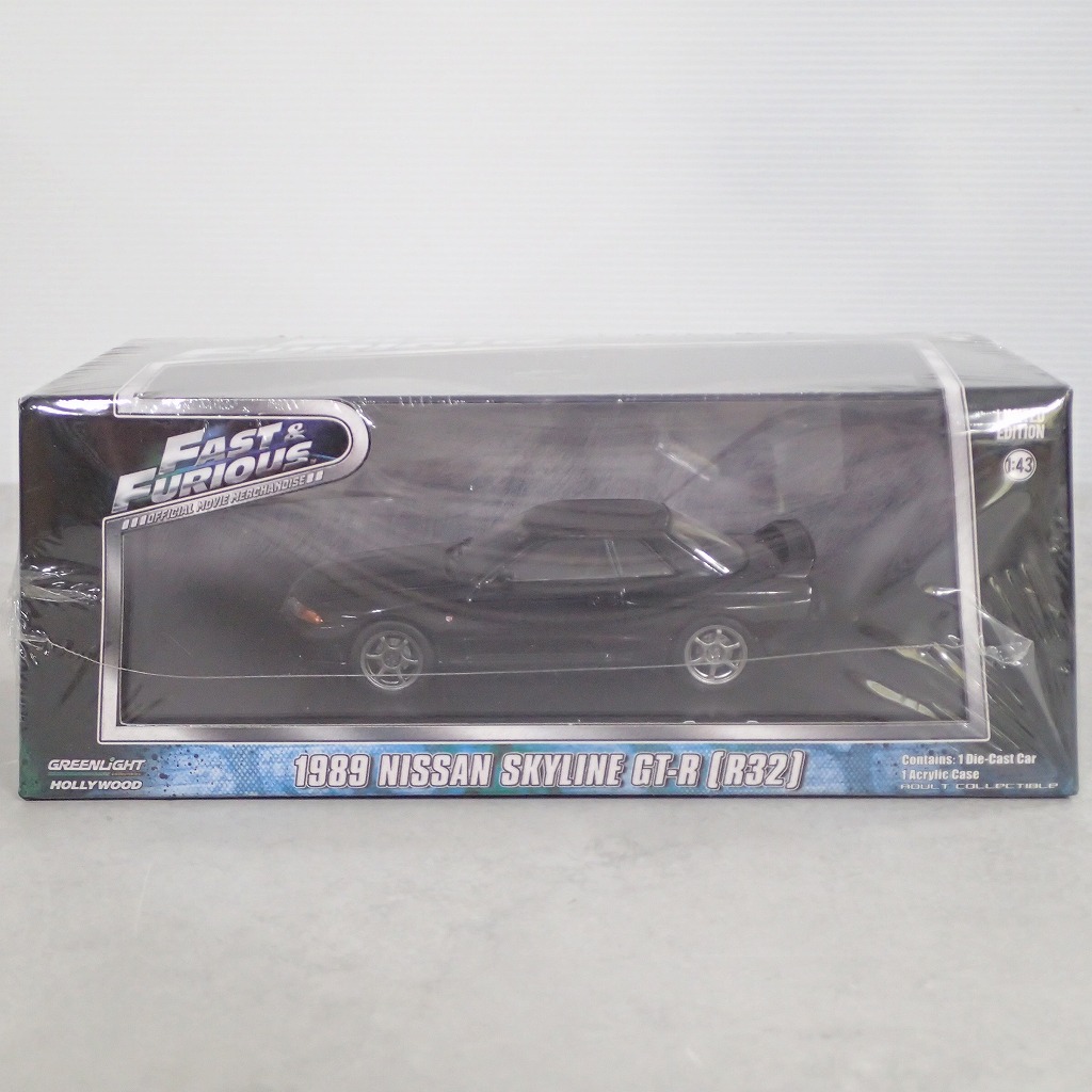 GREEN LIGHT 1/43 FAST&FURIOUS 1989 日産 スカイライン GT-R R32 【未開封】