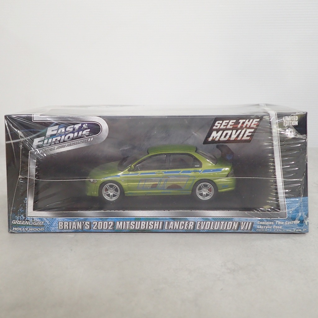 GREEN LIGHT 1/43 FAST&FURIOUS ブライアン 2002 三菱 ランサーエボリューションVII 【未開封】