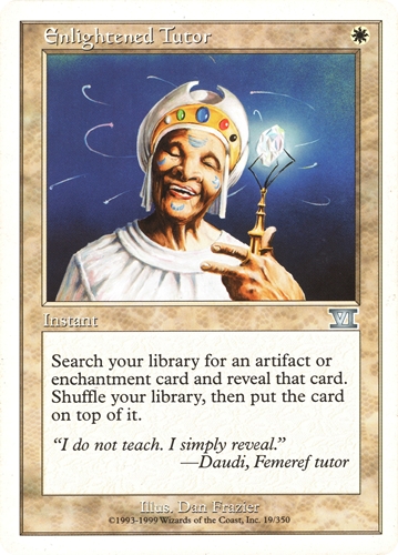 中古MTG【6ED】悟りの教示者 / Enlightened Tutor《英》（MTG/マジック:ザ・ギャザリング）【管理:M1414A】