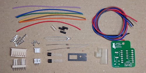 [TBLP-CA-K] X68000 LED POWER SWITCH：コネクタ接続・組み立てキット版 ACE用 / ましろん