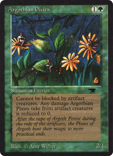 中古MTG【ATQ】アルゴスのピクシー / Argothian Pixies《英》（MTG/マジック:ザ・ギャザリング）【管理:M1421A】