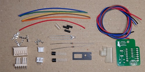 [TBLP-CN-K] X68000 LED POWER SWITCH：コネクタ接続・組み立てキット版 初代用 / ましろん