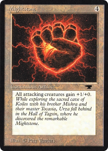 中古MTG【ATQ】Mightstone《英》（MTG/マジック:ザ・ギャザリング）【管理:M1423A】
