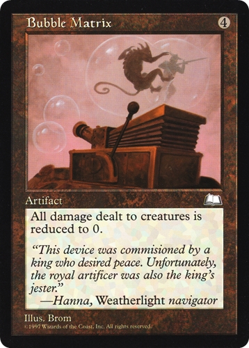 中古MTG【WTH】泡のマトリックス / Bubble Matrix《英》（MTG/マジック:ザ・ギャザリング）【管理:M1432A】