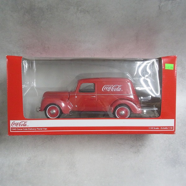 コカ・コーラ 1/18 フォード コカ・コーラ デリバリーパネルバン 1940 【未開封】