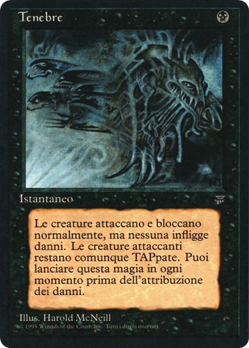 中古MTG【LEG】暗黒 / Darkness《イタリア語》（MTG/マジック:ザ・ギャザリング）【管理:M1444A】