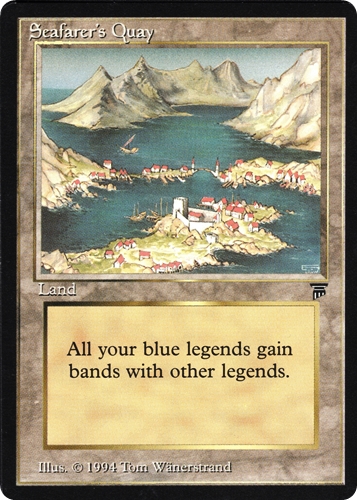 中古MTG【LEG】Seafarer's Quay《英》（MTG/マジック:ザ・ギャザリング）【管理:M1445A】