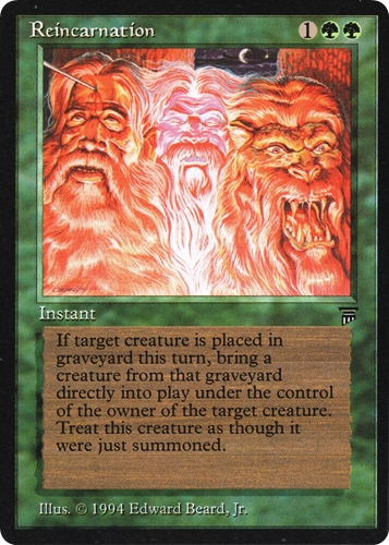 中古MTG【LEG】生まれ変わり / Reincarnation《英》（MTG/マジック:ザ・ギャザリング）【管理:M1447A】