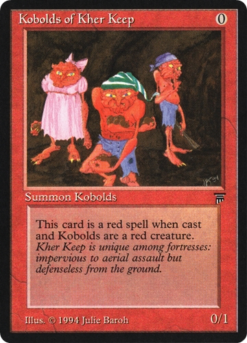 中古MTG【LEG】Kobolds of Kher Keep《英》（MTG/マジック:ザ・ギャザリング）【管理:M1452A】
