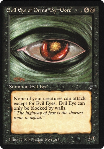 中古MTG【LEG】オームズ＝バイ＝ゴアの邪眼 / Evil Eye of Orms-by-Gore《英》（MTG/マジック:ザ・ギャザリング）【管理:M1454A】