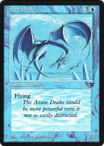 中古MTG【LEG】蒼穹のドレイク / Azure Drake《英》（MTG/マジック:ザ・ギャザリング）【管理:M1456A】