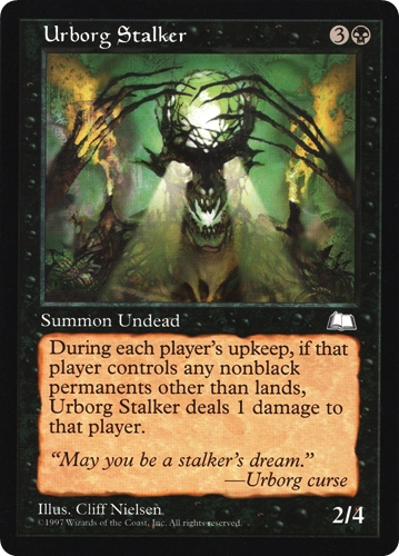 中古MTG【WTH】アーボーグ・ストーカー / Urborg Stalker《英》（MTG/マジック:ザ・ギャザリング）【管理:M1467A】