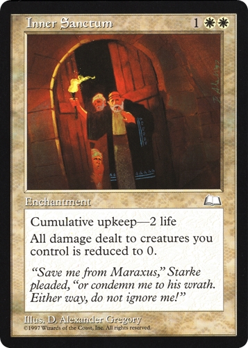 中古MTG【WTH】至上の聖域 / Inner Sanctum《英》（MTG/マジック:ザ・ギャザリング）【管理:M1472A】